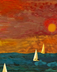 SAILING INTO THE SUN